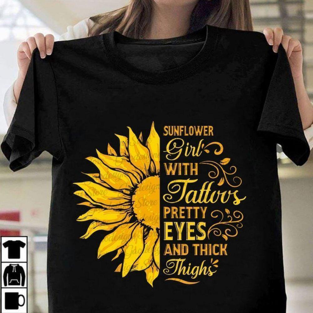 Suxxxower Girl With Tattoos Bold Attitude Graphic T-Shirt